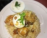 A picture of step 14 of Kolkata style Chicken Dum Biriyani.