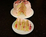 A picture of step 13 of Vanilla Layer Cake with Peppermint Whipped Cream Frosting and Filling.