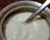 A picture of step 1 of Sitafal basundi.