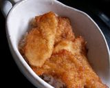 A picture of step 13 of Chicken Breast Cutlets Over Rice Coated with Starch + Bread Crumbs.