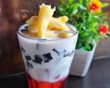 Foto langkah ke 4 dari resep Es Tape Cincau Susu.