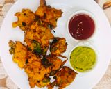 आटे और प्याज के पकौड़े Aate aur Payaj ke Pakode रेसिपी चरण 5 फोटो
