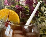 Hình bước làm 3 của món Trà đào (peach tea)