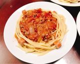 Hình bước làm 2 của món Mì ý bò bằm