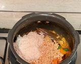 A picture of step 9 of One pot vegetable and dal masala khichdi in pressure cooker.