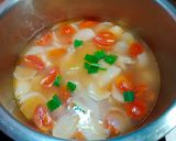 A picture of step 5 of Chicken Soup.
