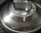 மஹாராஷ்டிரா நரலி பாத் (Maharashtrian sweet coconut rice recipe in Tamil) ரெசிபி ஸ்டேப் 9 புகைப்படம்