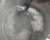 Hình bước làm 2 của món Canh rau dền mồng tơi nấu thịt bằm