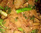 A picture of step 3 of Pumpkin sabzi😋.