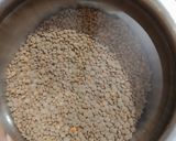 A picture of step 1 of Crispy Black Lentil Fritters (Kali Masoor Dal Wade).