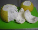 A picture of step 2 of Japanese Pearl Kan Citrus Peel.