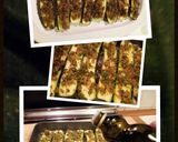 A picture of step 6 of AMIEs ZUCCHINI al FORNO(Baked Courgettes with Mint and Garlic Stuffing).
