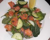 A picture of step 2 of Salmon salad.