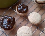 A picture of step 11 of Vickys Tiramisu Sandwich Cookies, GF DF EF SF NF.