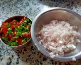 A picture of step 1 of Dal turai (Ridge gourd with chana Dal).