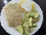 Salmón encebollado