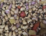 A picture of step 4 of Lobia Chaat.