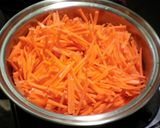 A picture of step 3 of My Mother's Signature Recipe for Tarako Carrots.