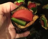 A picture of step 6 of Eggplants with Surprise Meatballs.