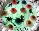 A picture of step 5 of Monster Eyes n Slime Oreo Layered Dessert ~ halloween.