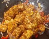 A picture of step 5 of Beetroot Paneer Roll.
