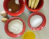 A picture of step 1 of Banana cake.