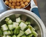 તુરીયા કાબુલી ચણા નું શાક(Turai kabuli chana nu Shak recipe in Gujarati) રેસીપી સ્ટેપ1ફોટો