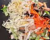 A picture of step 1 of Vegetarian Stir-Fried Vermicelli.