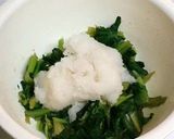 A picture of step 3 of Super Easy Komatsuna Tossed with Grated Daikon Radish.