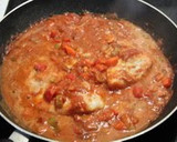 A picture of step 5 of Quick and Easy Tomato Cream Simmered Cod.