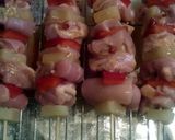 A picture of step 3 of Vickys Quick Sweet & Sour Skewers with Noodles, GF DF EF SF NF.