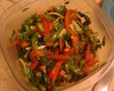 A picture of step 3 of Vegetarian pizza.