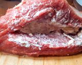 Foto del paso 3 de la receta: Picanha Rellena al horno /Picanha Recheada no forno