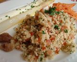 A picture of step 10 of Moroccan Couscous Salad with Olives.