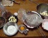 A picture of step 1 of Chocolate Amandine (Tart).
