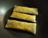 A picture of step 8 of Easy Spring Rolls with Bean Sprouts and Cellophane Noodles - Not Deep Fried.