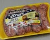 A picture of step 1 of Bacon covered bratwurst.