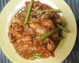 A picture of step 2 of Fish Caldereta.