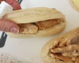 A picture of step 2 of My Garlic Chicken Mayonaise Baguette 😁.