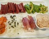 A picture of step 2 of Hand Rolled Sushi Party Essentials.
