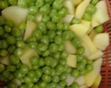 आलू मटर (Aloo matar recipe in Hindi) रेसिपी चरण 1 फोटो
