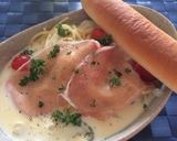 A picture of step 6 of Easy in One Pan Cured Ham Soup Pasta.