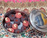 A picture of step 6 of Grapes & Rose Khoa Ladoo – Easy Prasad.
