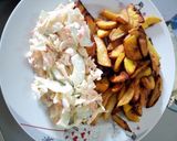 A picture of step 2 of Chips and salad.
