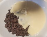 A picture of step 1 of 3 Ingredient Fudge Truffles.