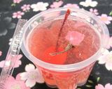 A picture of step 5 of For Cherry Blossom Viewing Bento Sakura Wine Jello.