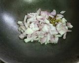 A picture of step 3 of Veg of Soya Granuals.