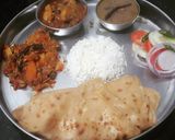 A picture of step 5 of Healthy and tasty veg.thali.