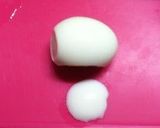 A picture of step 2 of Quick and Cute Boiled Egg for Bento.
