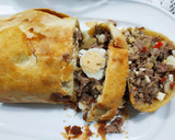 Foto del paso 5 de la receta: Pastel de carne en masa quebrada